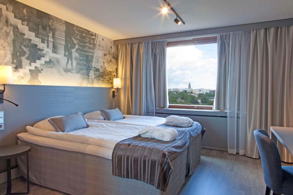 Scandic booking page on laptop